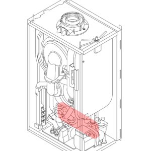 7683965 - BAXI - 600 Range - 624 - Combi Plate Heat Exchanger - 12 Plates